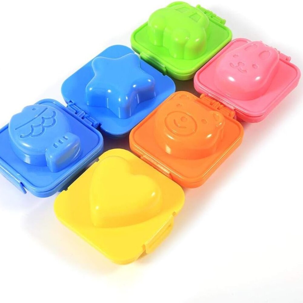 5 Food Molds for Rice Sushi Boiled Eggs Comic Moulds Kitchen Accessories Cute